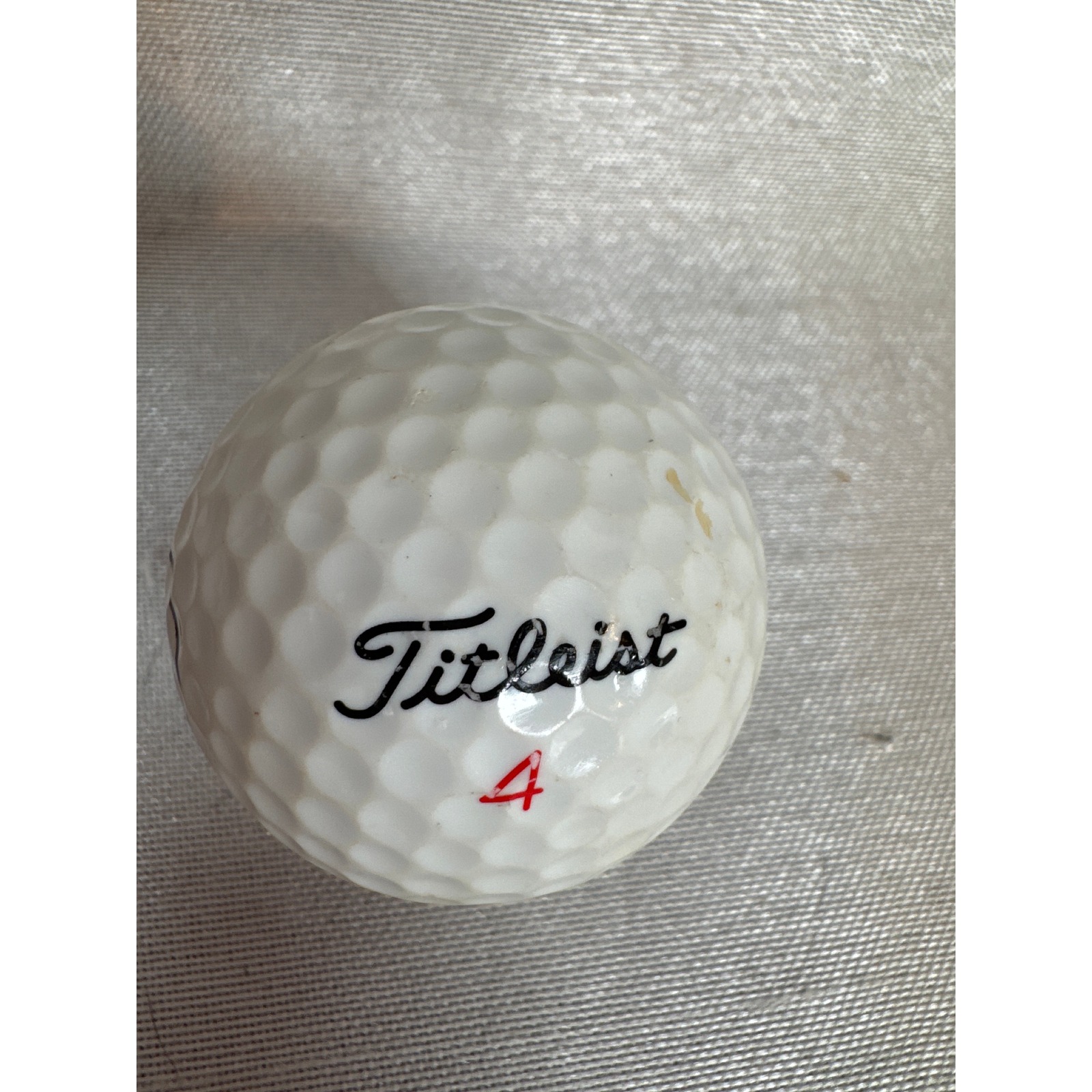 Titleist Dt90 Golf Ball Wr Logo Number 4 Preowned